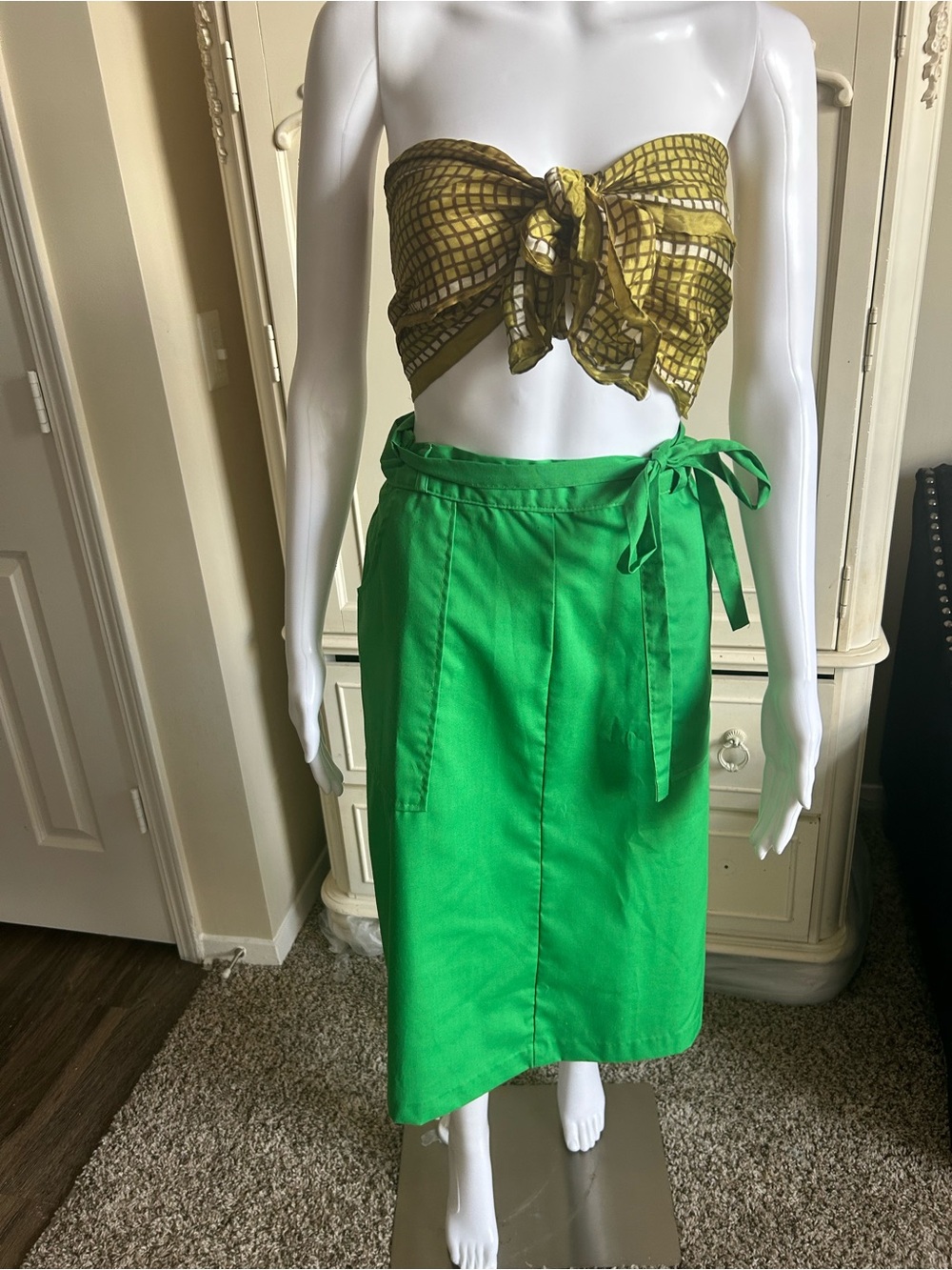Vintage wrap skirt
